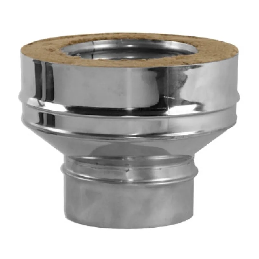 Переходник на конус моно-термо V50R с D120 на D120/220, AISI 321/304 (Вулкан)