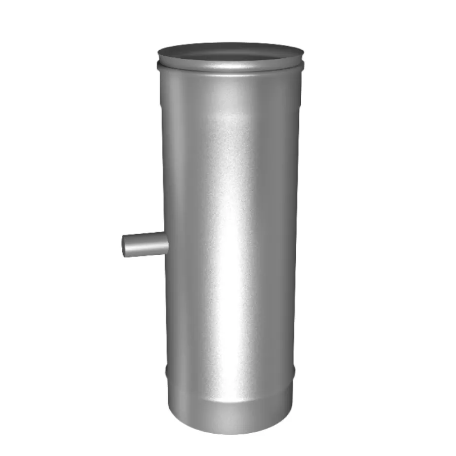 Труба L250 VHR D300 вертикальная со штуцером для отвода конденсата, AISI 321 (Вулкан)