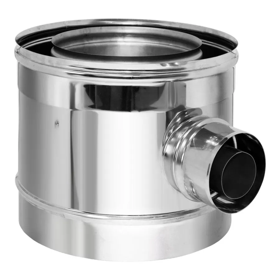Тройник 90° VCR D300/400 выход D100/150, AISI 321/304 (Вулкан)