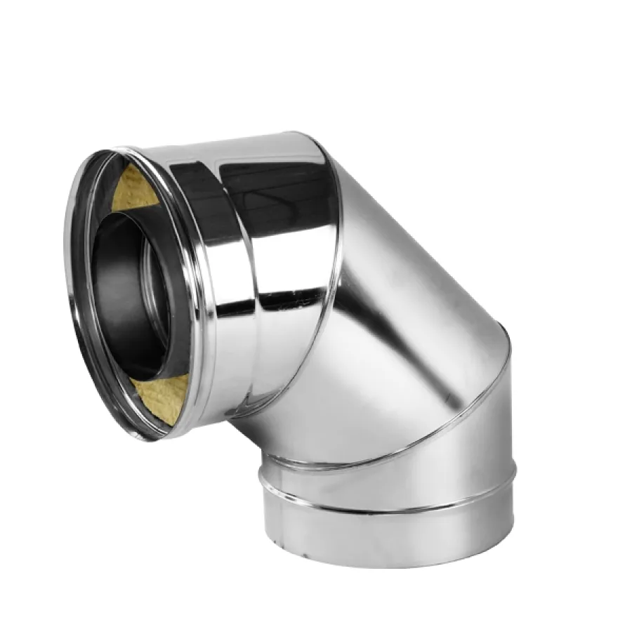 Отвод 90° V50R D250/350, AISI 321/304 (Вулкан)