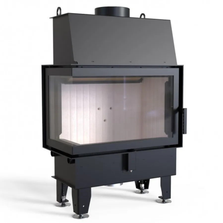 DEFRO HOME IMPULS SM BL 670/450/380, угловое стекло слева