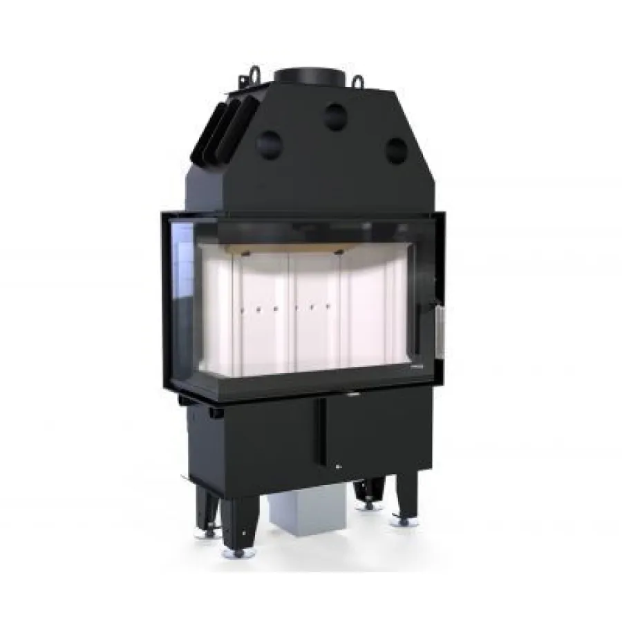 DEFRO HOME INTRA SLIM SM BL 667/465/337, угловое стекло слева