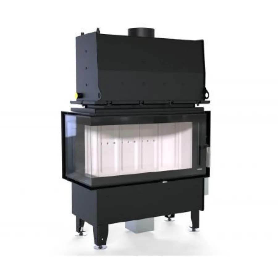 DEFRO HOME RIVA ME BL SHORT 907/465/482, угловое стекло слева, с водяным контуром