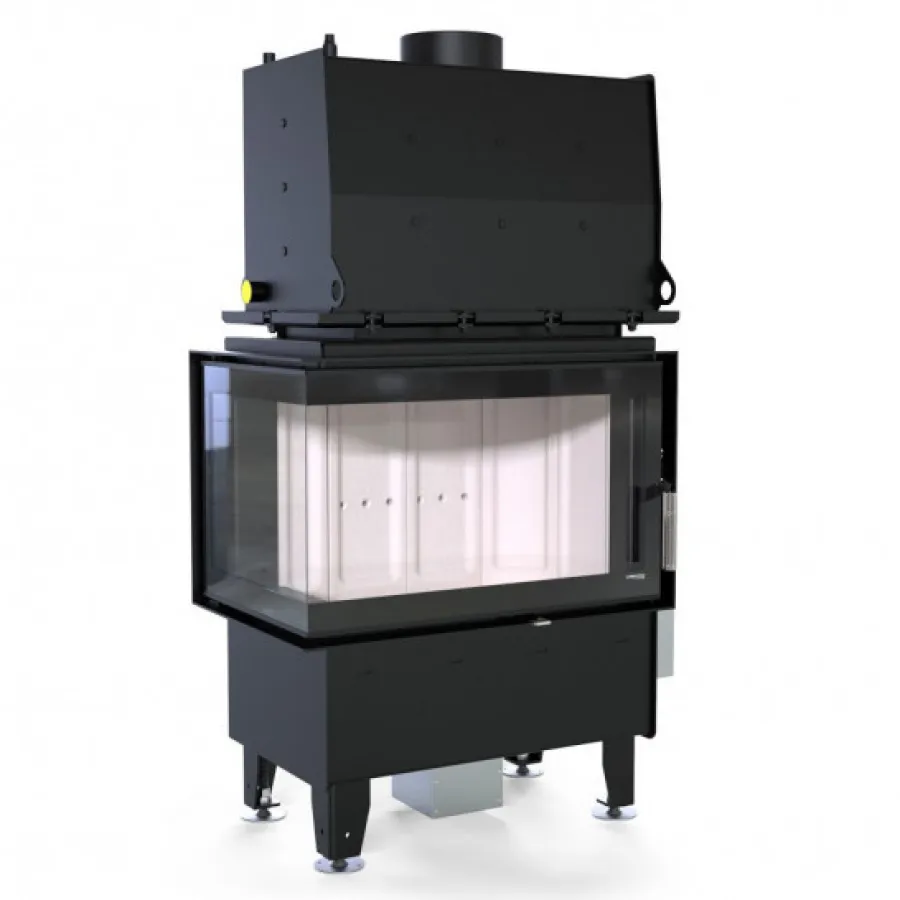 DEFRO HOME RIVA SM BL SHORT 737/465/482, угловое стекло слева, с водяным контуром