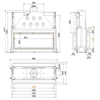 Architektur-Kamin AK 53/166, с подъемом фотография - 2
