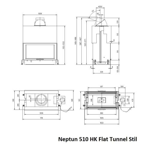Neptun 510 HK flat Tunnel Stil фотография - 4