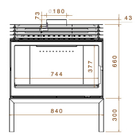 LCI 9 GFL Stove, стекло слева фотография - 2