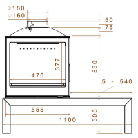 LCI 5 GFL Table, стекло слева фотография - 2