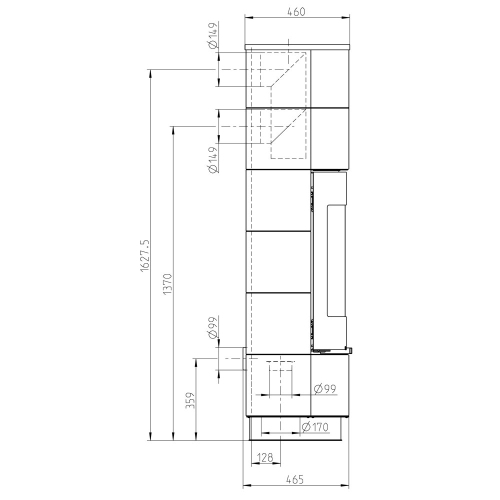 DELIA STANDARD CERAMIC, чёрный/керамика белая фотография - 4