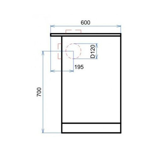 Плита OKONOM75/FIKO DELUXE, левая, белая фотография - 7