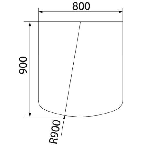 Предтопочный лист VPL051-R7010, 900х800, серый (Вулкан) фотография - 2