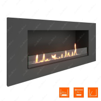 Биокамин SteelHeat LONG 900 XL фотография - 3