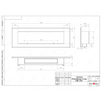 Биокамин SteelHeat LONG-H 1200 фотография - 6
