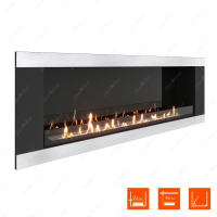 Биокамин SteelHeat LONG-H 1500 XL фотография - 1