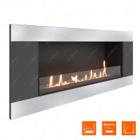 Биокамин SteelHeat LONG-H 900 XL фотография - 3