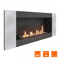 Биокамин SteelHeat LONG-V 900 фотография - 2