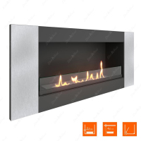 Биокамин SteelHeat LONG-V 900 фотография - 3