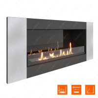 Биокамин SteelHeat LONG-V 900 фотография - 1