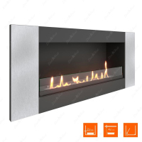 Биокамин SteelHeat LONG-V 900 XL фотография - 3