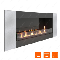 Биокамин SteelHeat LONG-V 900 XL фотография - 1