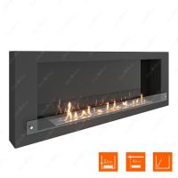 Биокамин SteelHeat WALL 1500 фотография - 1