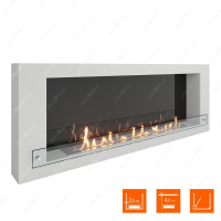 Биокамин SteelHeat WALL 1500 фотография - 6