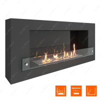 Биокамин SteelHeat WALL 900 фотография - 1