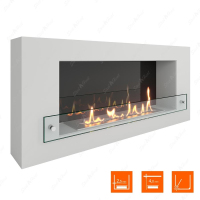 Биокамин SteelHeat WALL 900 фотография - 6