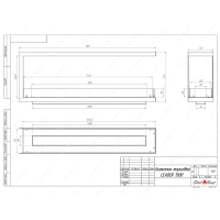 Биокамин торцевой SteelHeat Leader 1300 фотография - 6