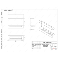 Биокамин фронтальный SteelHeat Leader 900 фотография - 6
