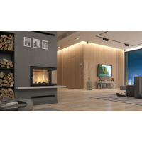 DEFRO HOME IMPULS ME BP 770/450/380, угловое стекло справа фотография - 2