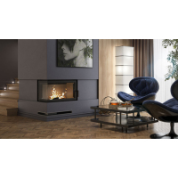 DEFRO HOME IMPULS SM BL 670/450/380, угловое стекло слева фотография - 3