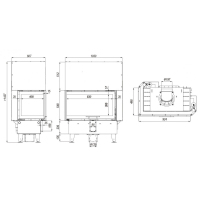 DEFRO HOME INTRA ME BP G 924/548/498, угловое стекло справа, гильотина фотография - 2