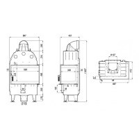 DEFRO HOME INTRA SM BL MINI 667/465/412 , угловое стекло слева фотография - 2