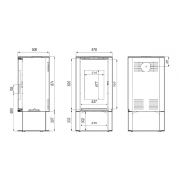 DEFRO HOME ORBIS LOG, красная сталь фотография - 3